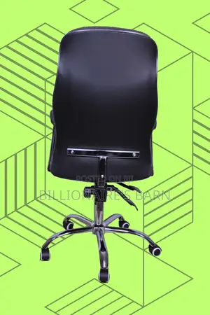 Durable Executive Leather Office Chair — Strong Stable Base
