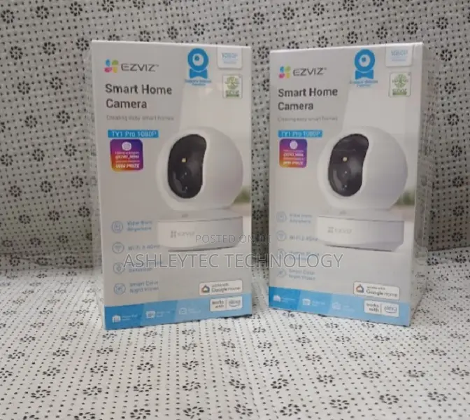 Ezviz Ty1 Smart Wi-Fi Pan Tilt 1080p Camera- Nanny Camera