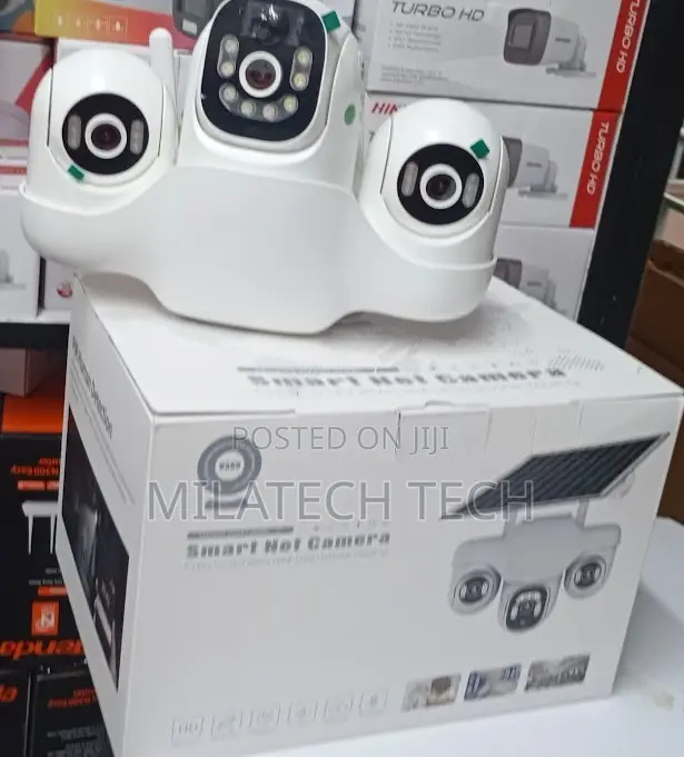 Solar 4g/Wi‐Fi Triple‐Lens PTZ Cam Night Vision