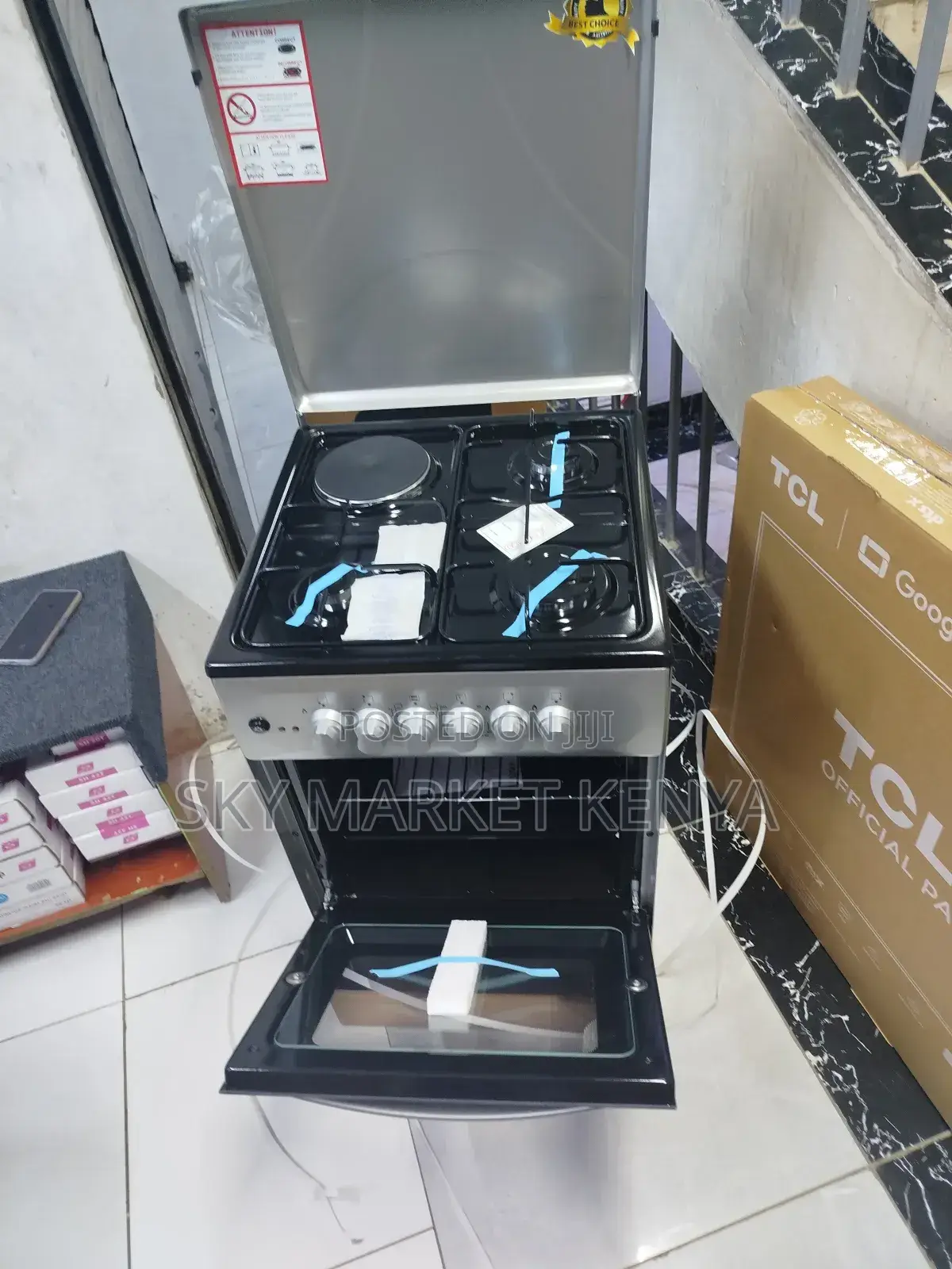 Von Cooker 50×50cm 3 Gas 1 Electric