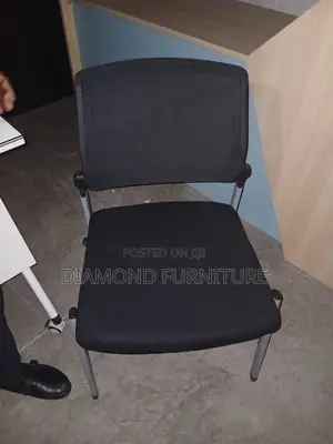 Office Furniture; Armless Stackable Mesh Conference Chair
