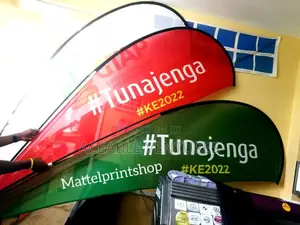 Teardrop Banners Printed Both Sides