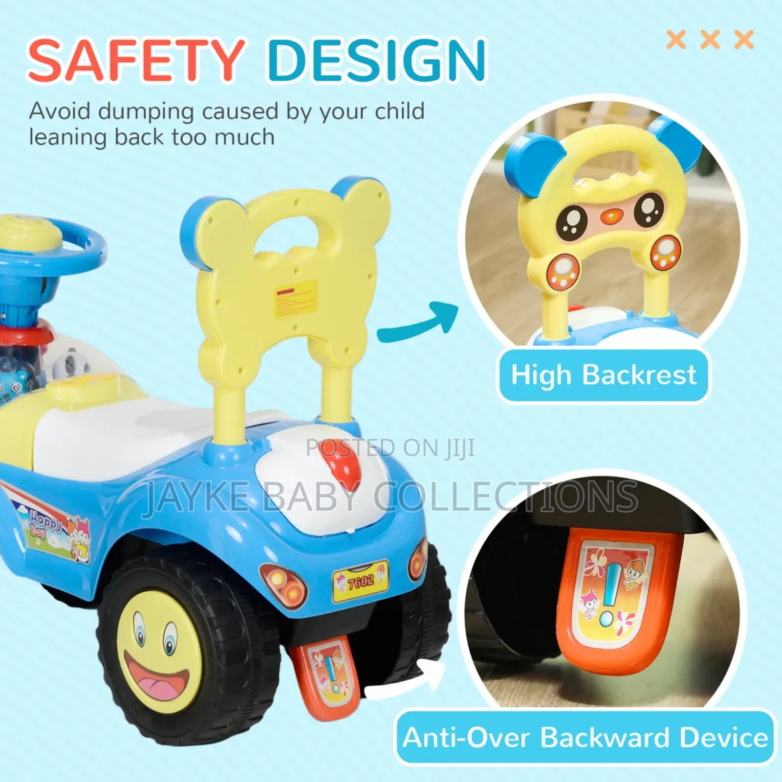 Kids Ride-on Push Car Baby Walker Toddler Toy