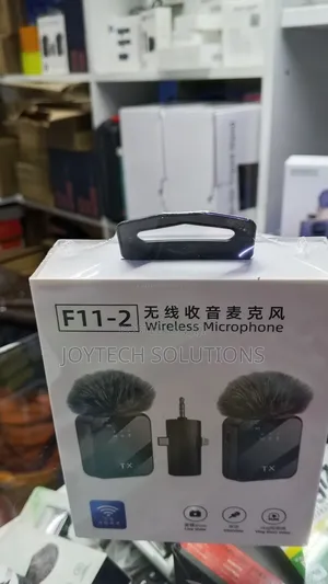 F11_2 3in 1 Noise Cancelling Mic Dual Mini Wireless Microphone