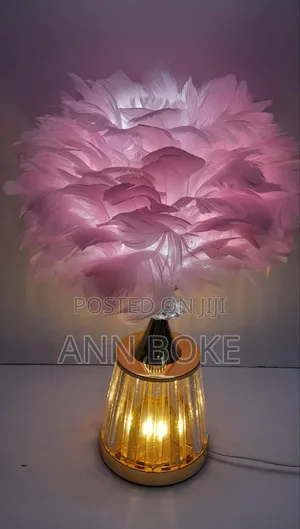 *Bedside Table Lamp With Feathers Head Now Available*
