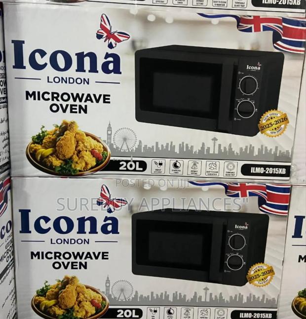 Icona 20l Microwave Oven Black - main view