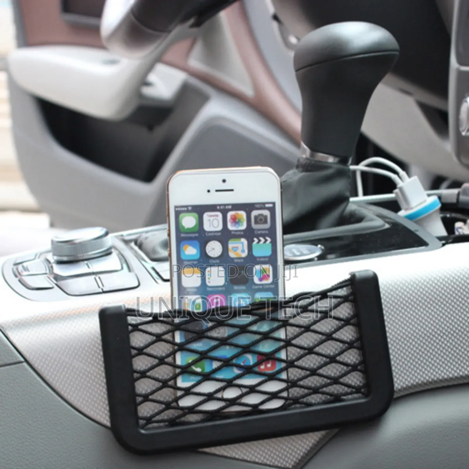 Car Interior Net Organizer)Car Phone Holder