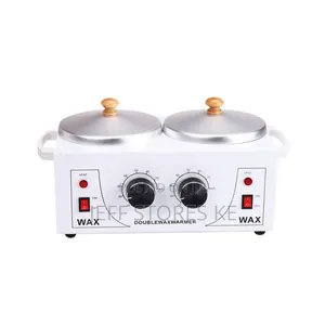 White 2 Set Wax Pot