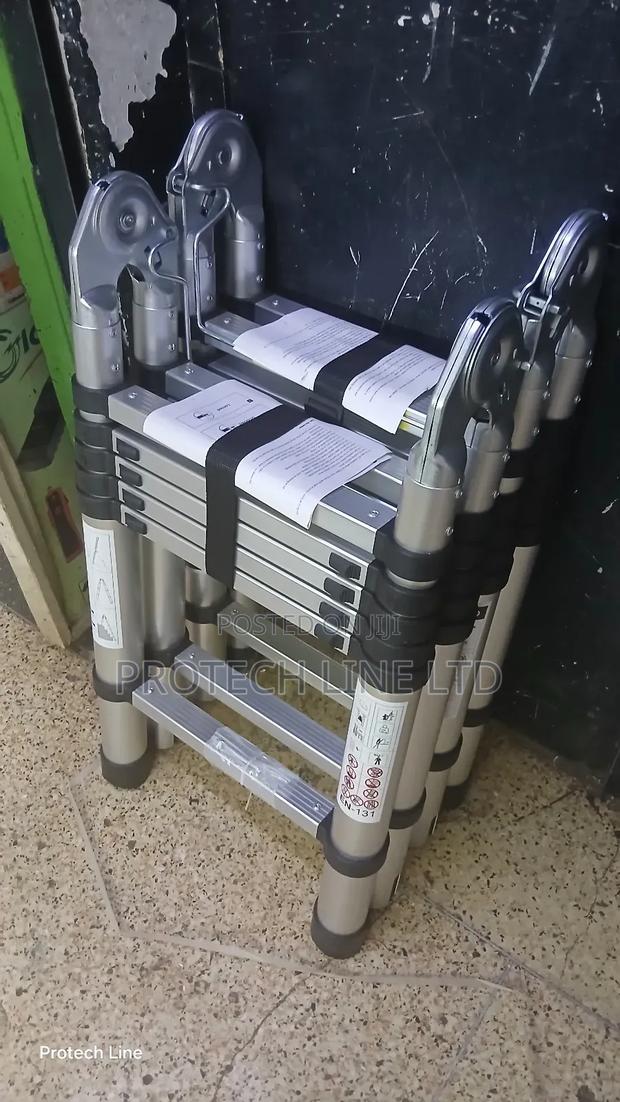 1.9m +1.9m Multipurpose Telescopic Ladder 3.8m - thumbnail 2