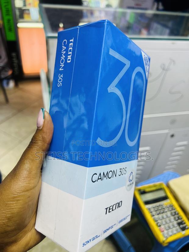 New Tecno Camon 30S 128 GB Black - thumbnail 2