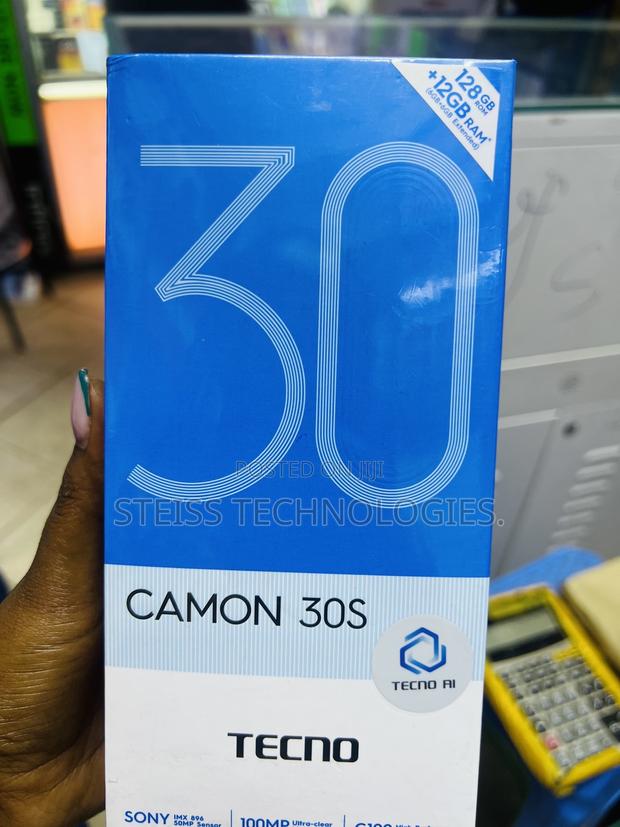 New Tecno Camon 30S 128 GB Black - main view
