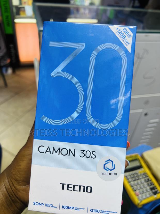 New Tecno Camon 30S 128 GB Black - thumbnail 4
