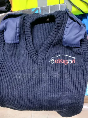 Navy Blue Branded Security Guard Sweater