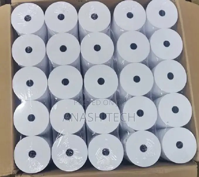 Durable 50 Pieces of 80mm by 80mm by 13mm Thermal Rolls