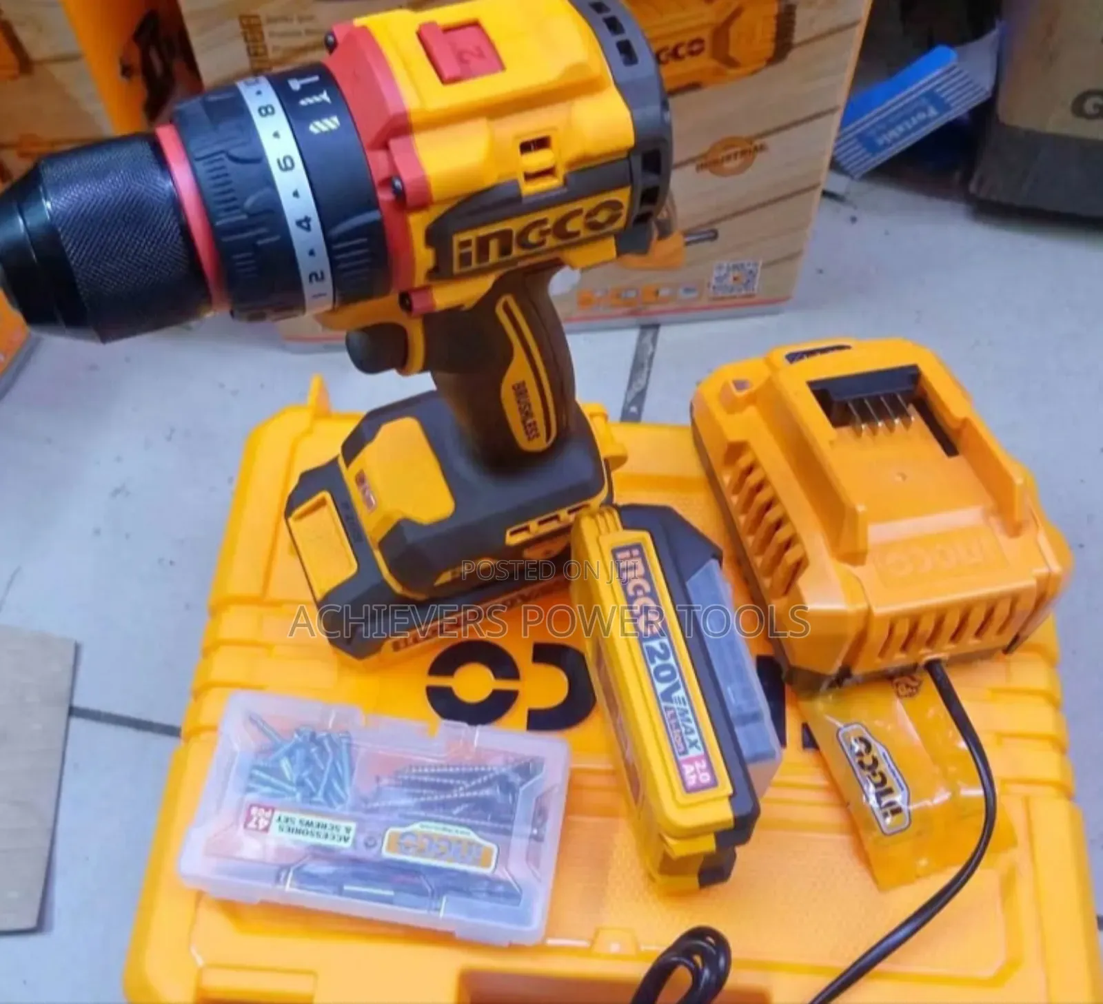 Ingco Brushless Drill