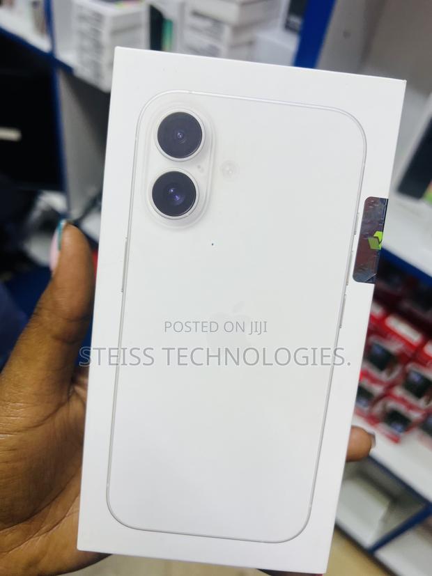 New Apple iPhone 16 128 GB White - thumbnail 2