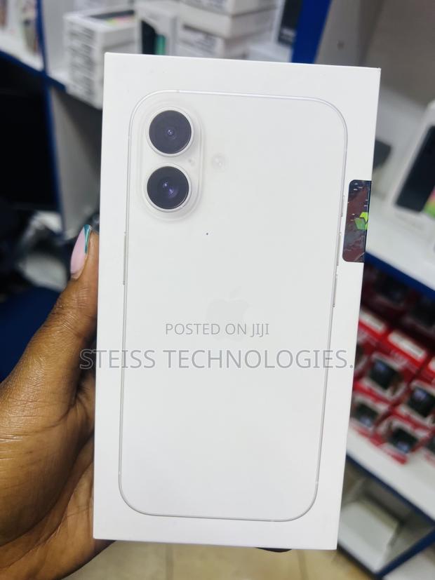 New Apple iPhone 16 128 GB White - thumbnail 3