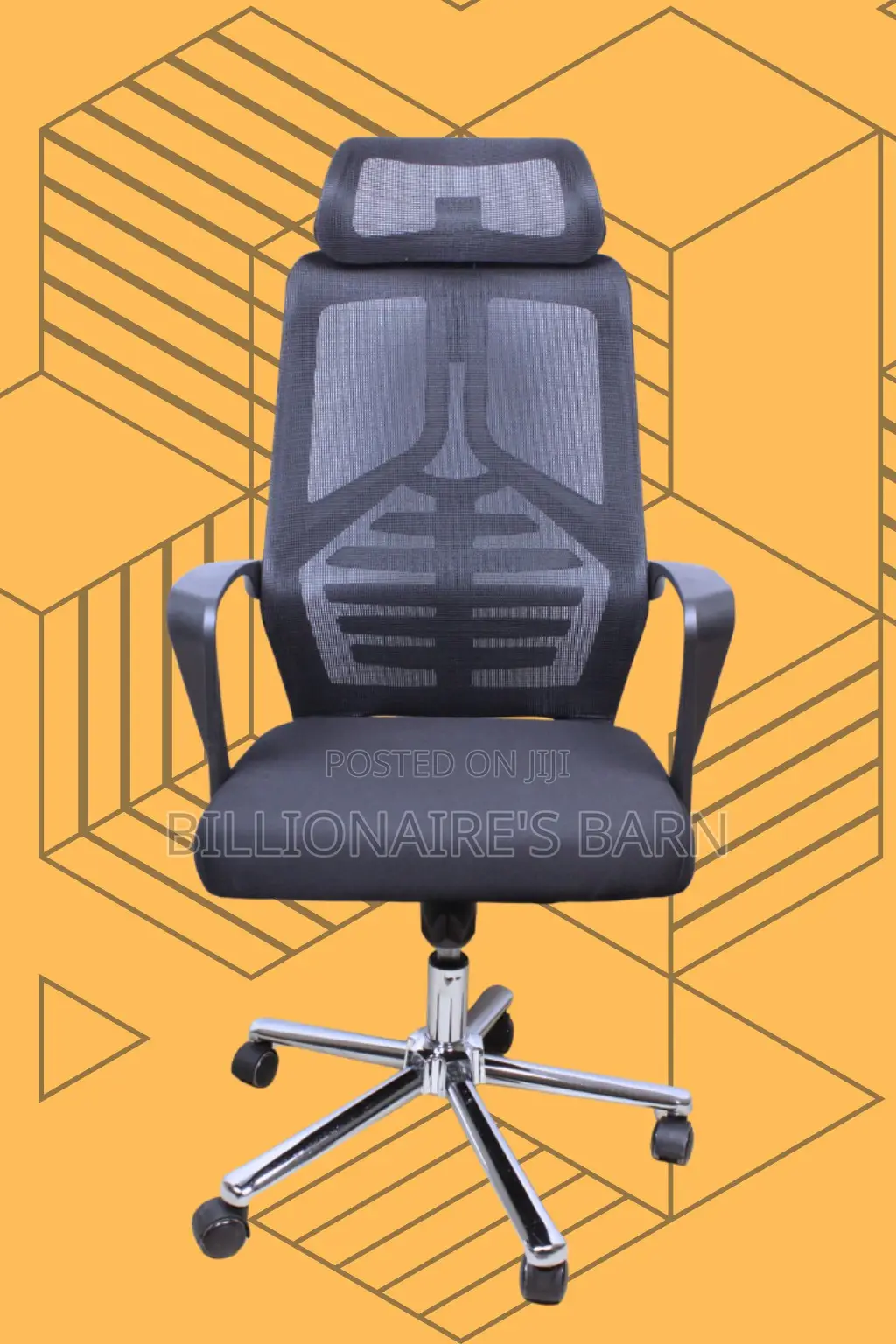 High Back Mesh Office Chair (Orthopedic) — Fast Seller