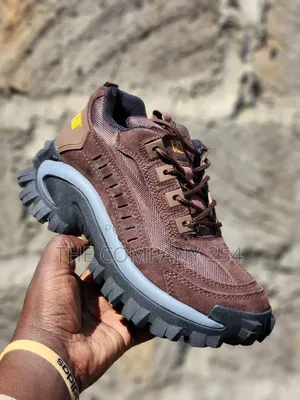 Quality Leather Casual Catapillar Men Safety Sneakers