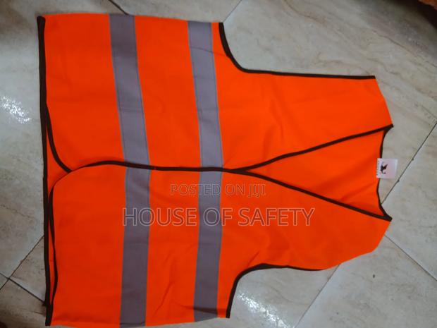 Orange Vest Reflectors For Workers Visibility - thumbnail 2