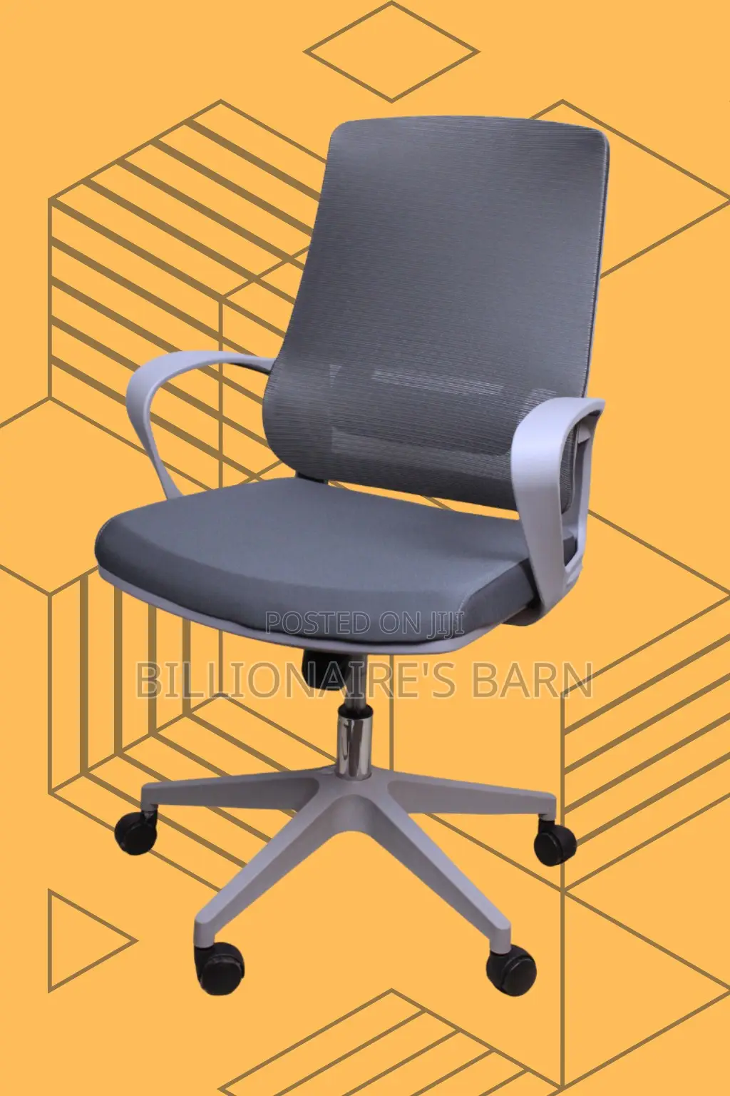 Grey Ergonomic Mesh Office Chair | Ergonomic Mesh Backrest