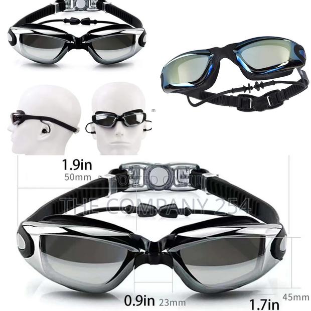 Quality Anti Fog Swimming Protective Goggles With Earbuds Available