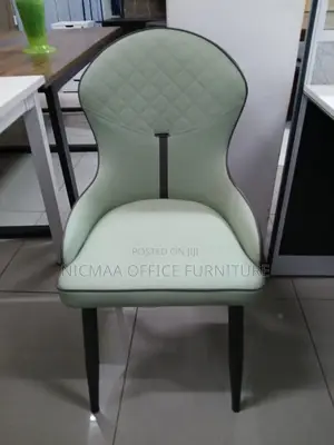 Light Green With Quilted Backrest Modern Upholstered Office Chair