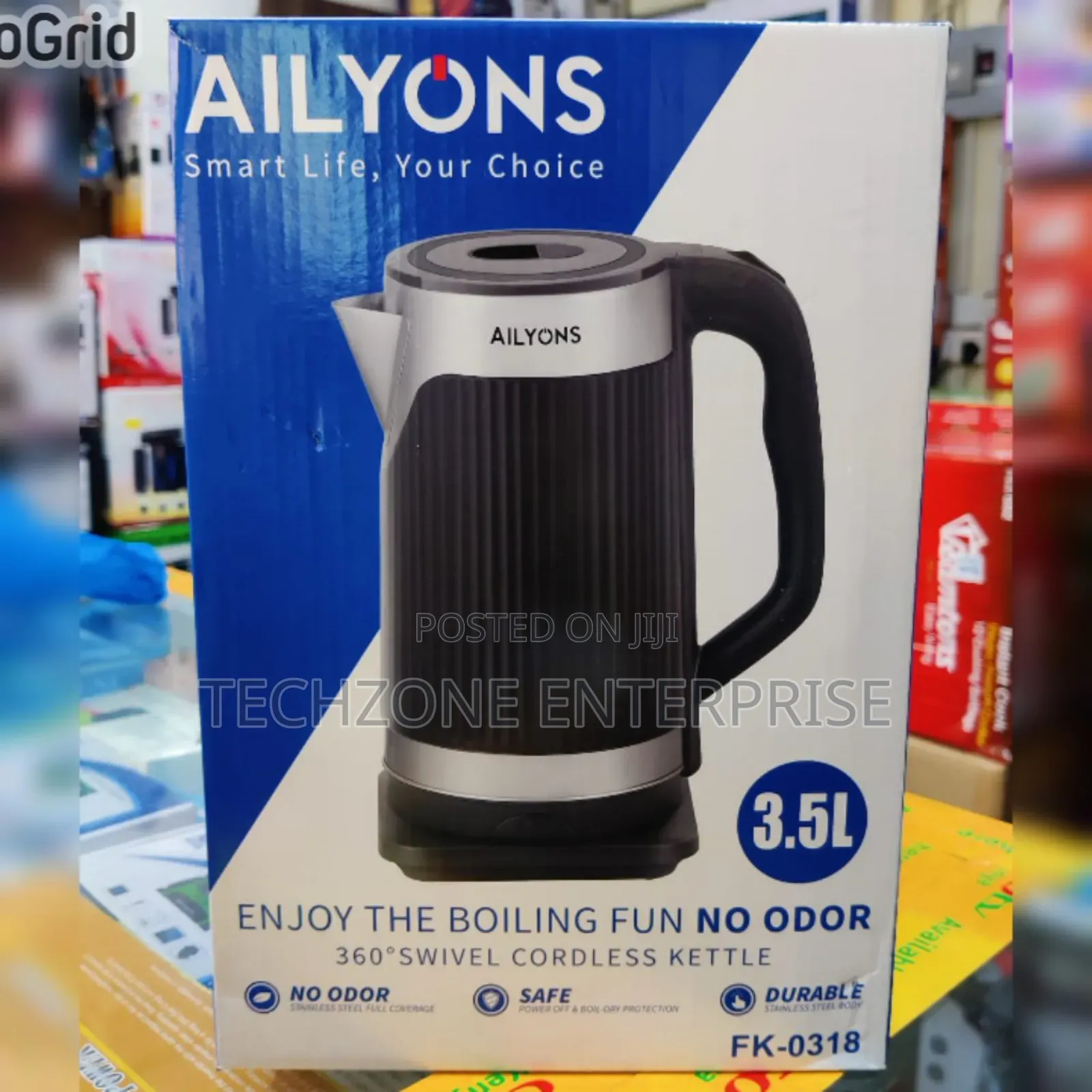 Ailyons Fk-0318 3.5l Water Kettle With 1500 Watts 
