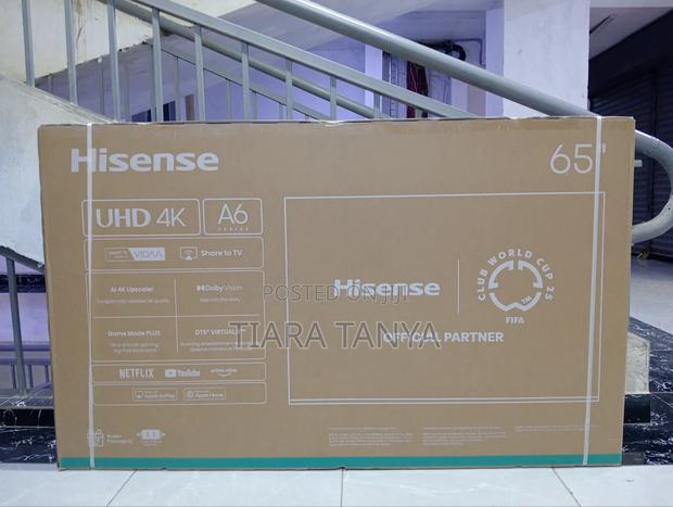 Hisense 65" A61n Smart Frameless Vidaa Tv - main view