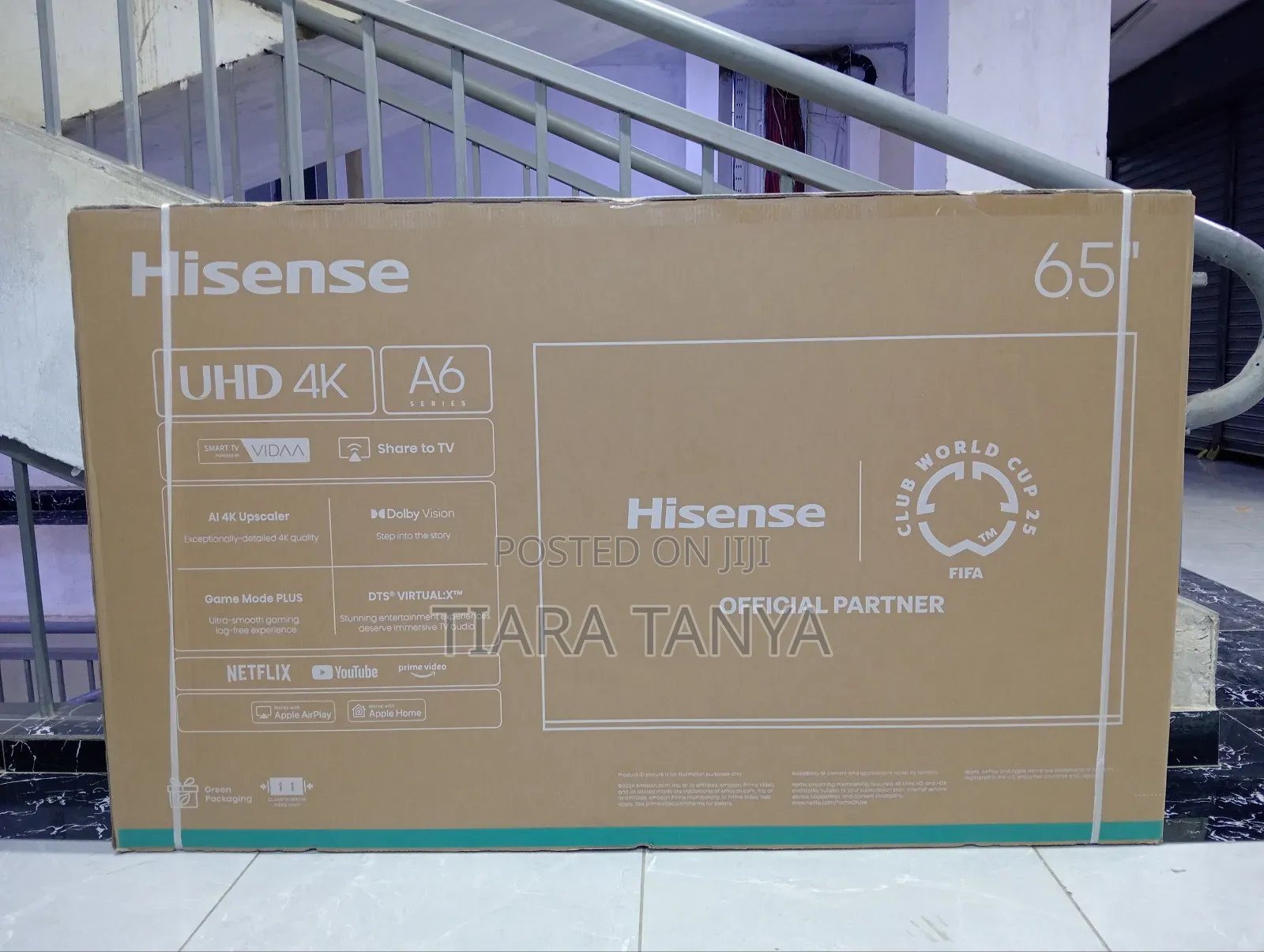 Hisense 65" A61n Smart Frameless Vidaa Tv