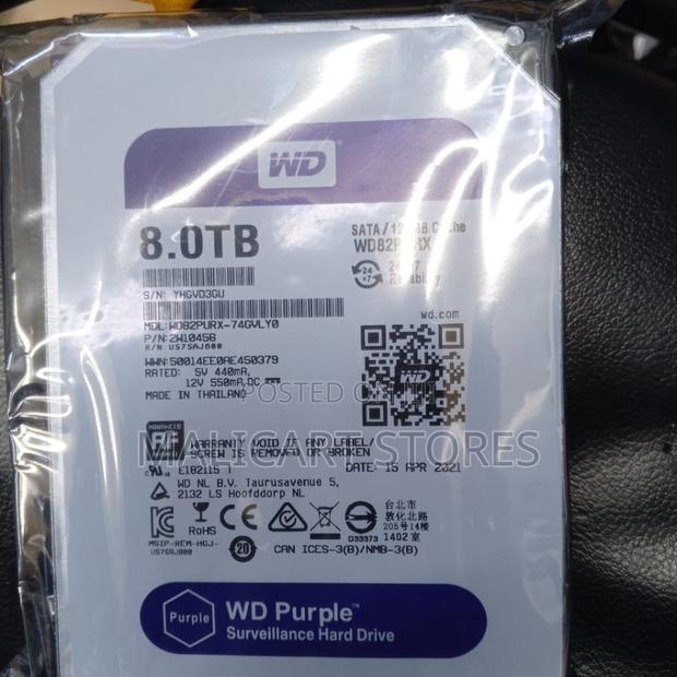 Wd Purple Surveillance Hard Drive 8tb