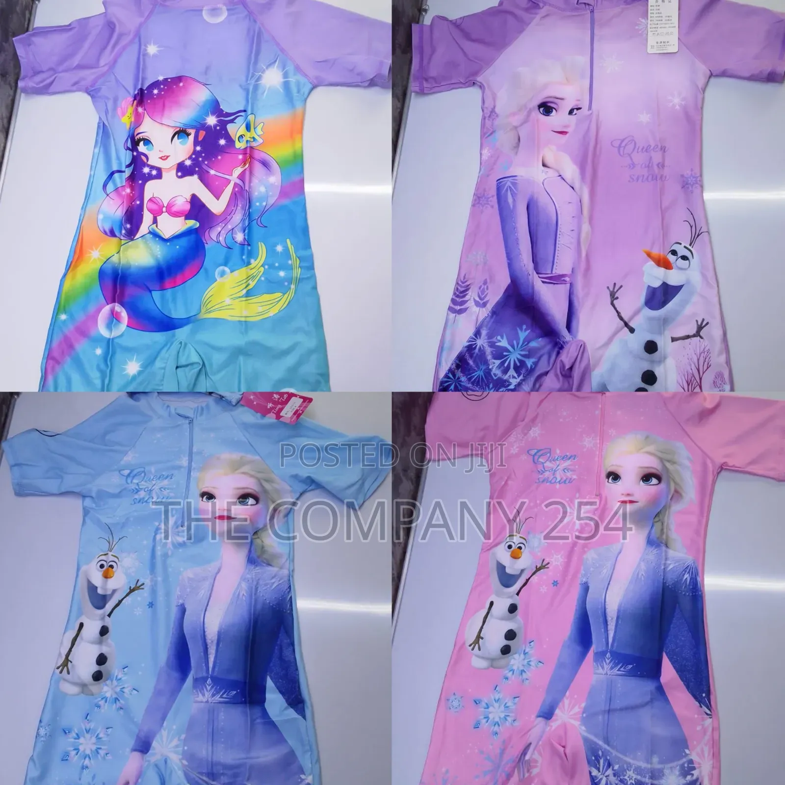 Quality Girls Cartoon Themed Swimming Costume Outfits