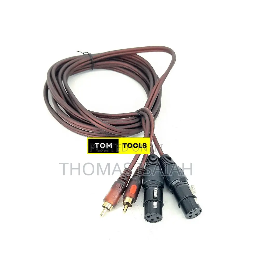 Dual Female XLR to Dual Rca Stereo Cable