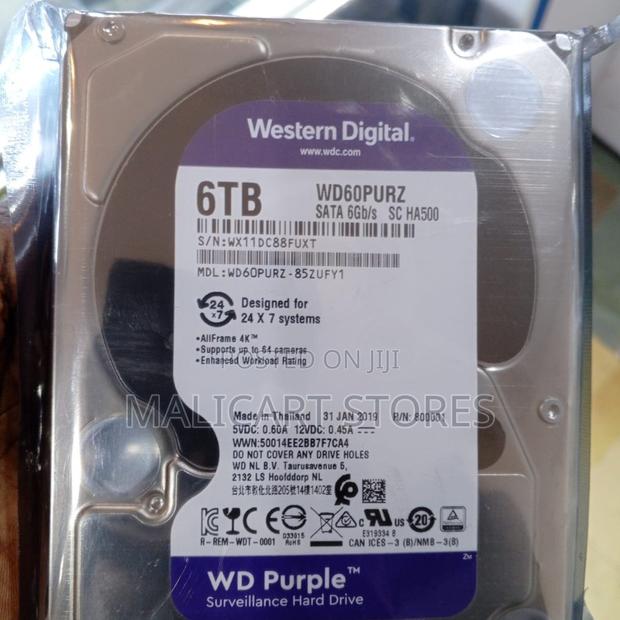 Wd Purple Surveillance Hard Drive 6 Tb