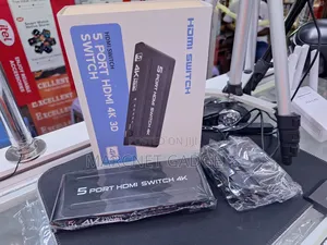  Powered 5 Port Hdmi Switch With Remote 5 Input 1 Out