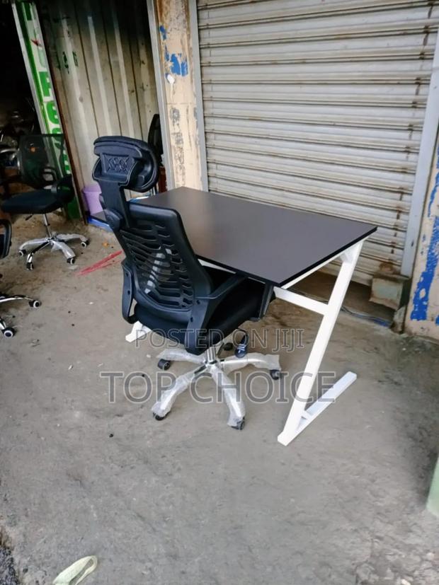 Premium Headrest Chair and Table