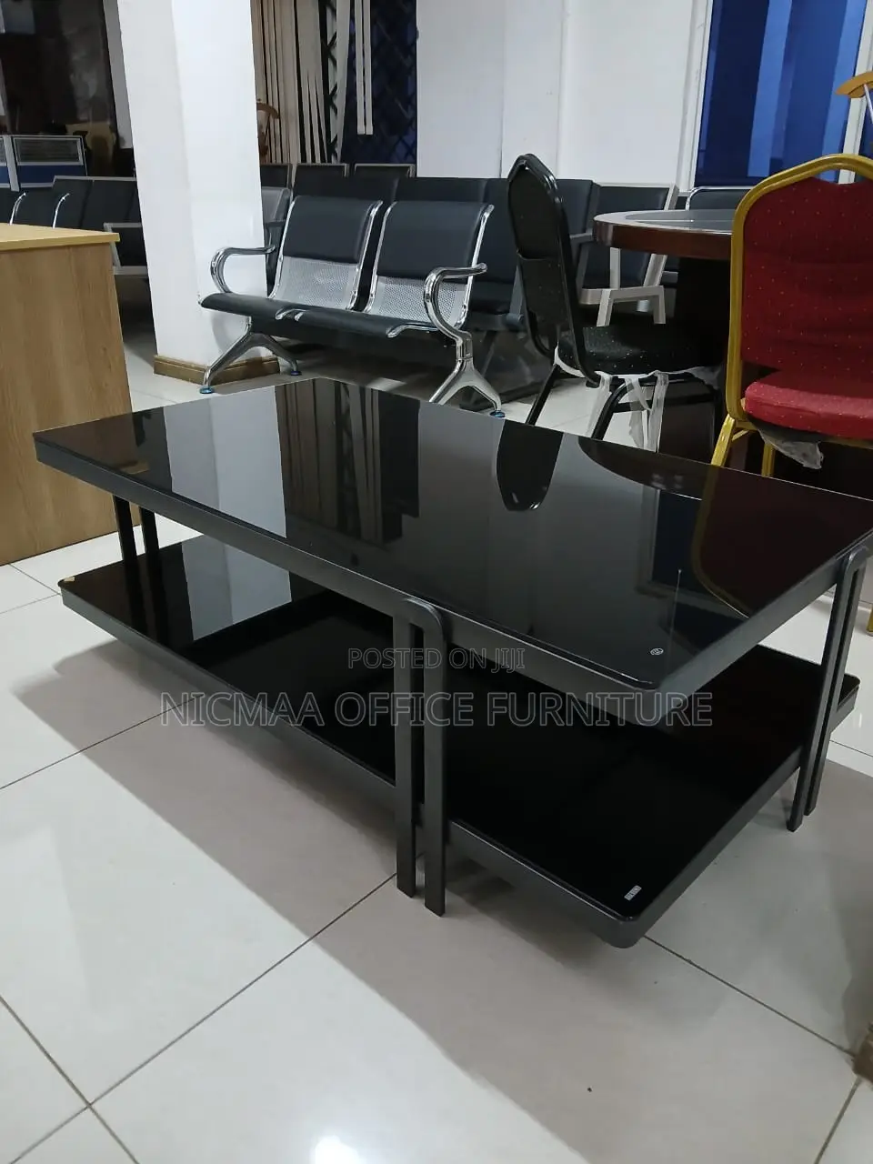 Sleek Design With Lower Shelf Coffee Table