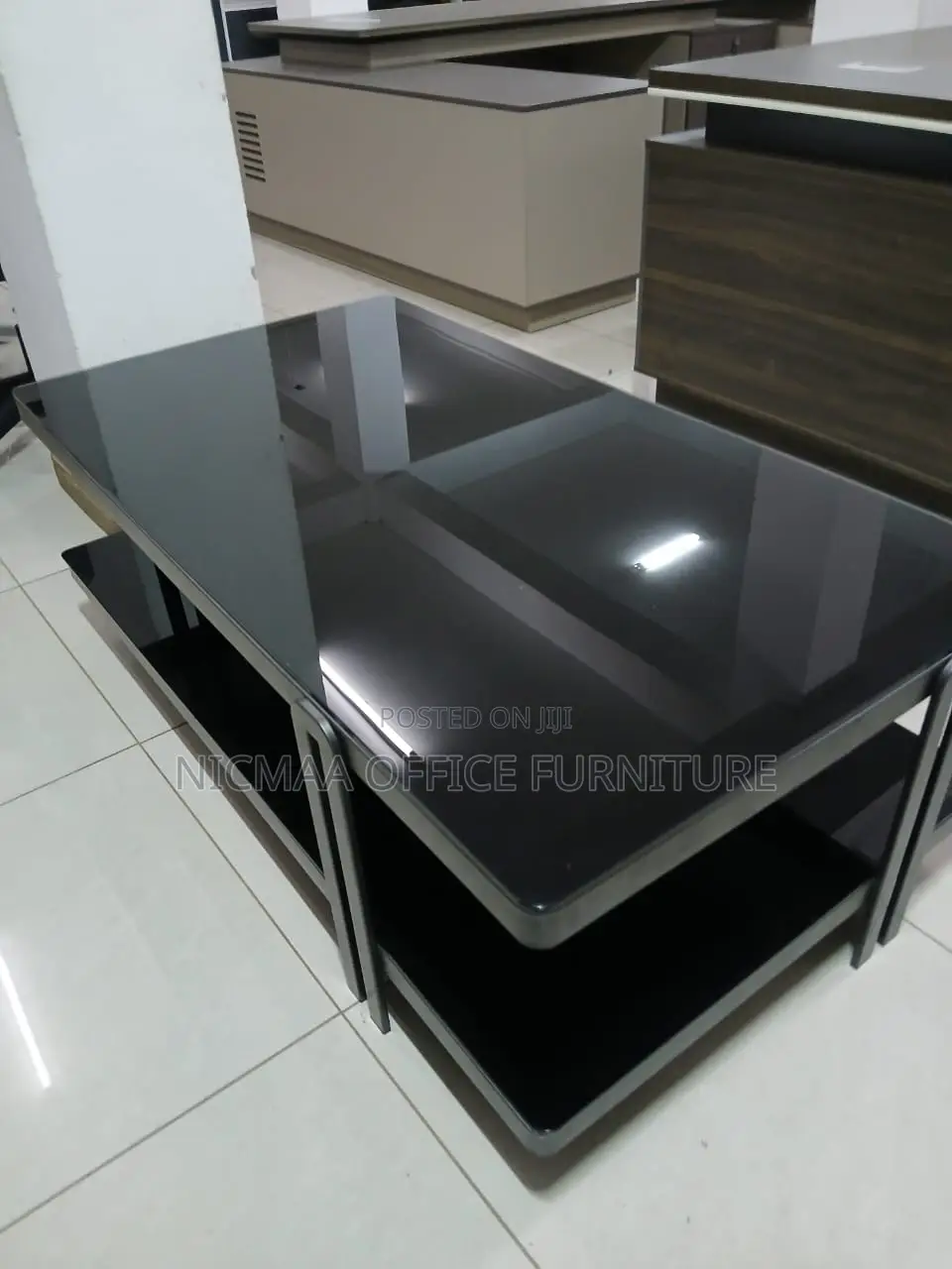 Sleek Design With Lower Shelf Coffee Table