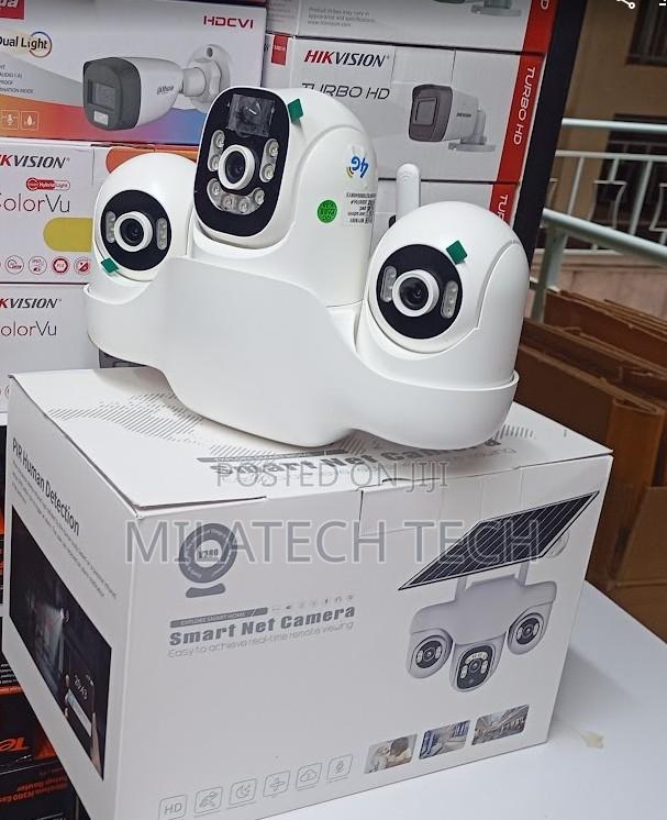 Triple Lens V380pro Solar CCTV PTZ
