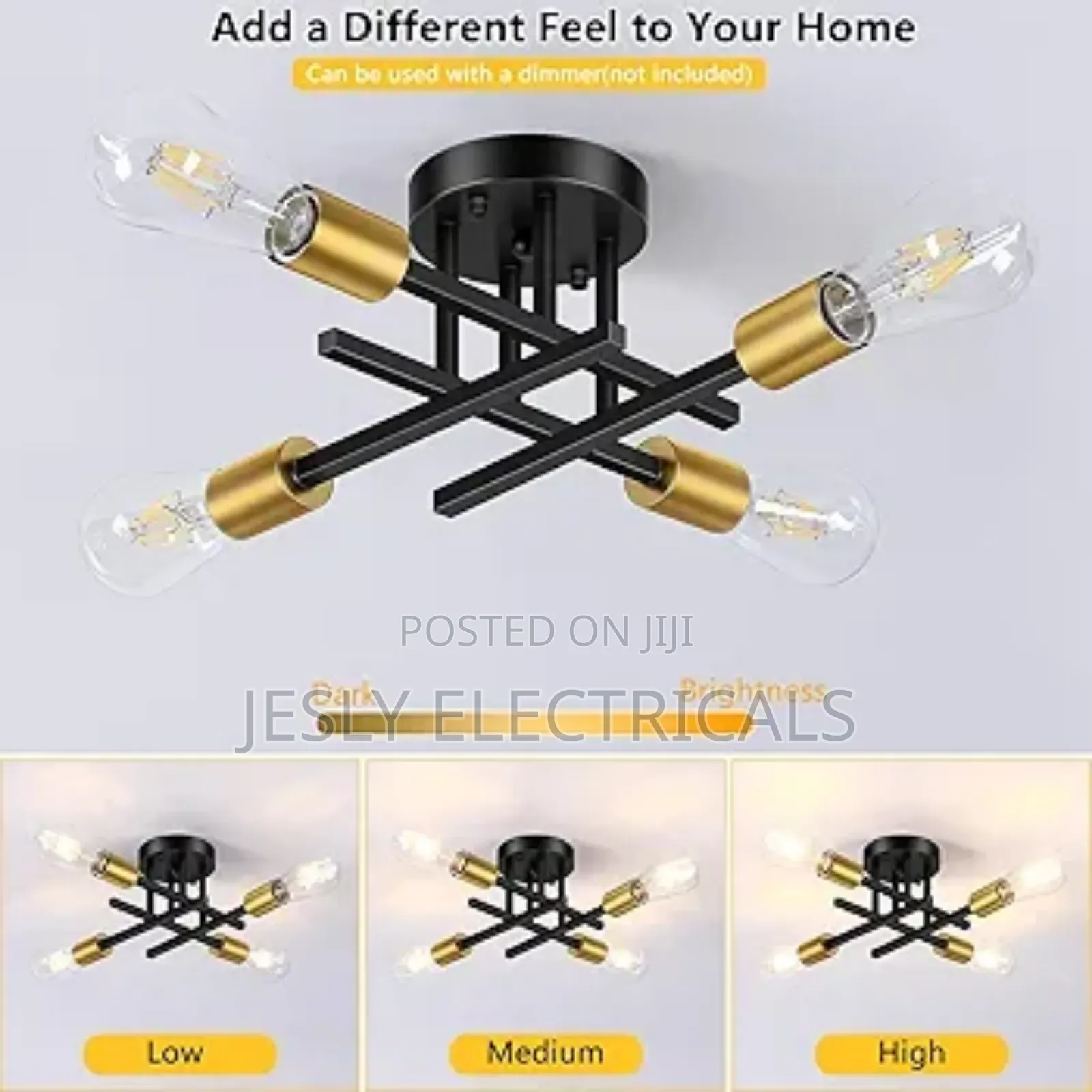 Modern Semi Flush Mount Ceiling Light