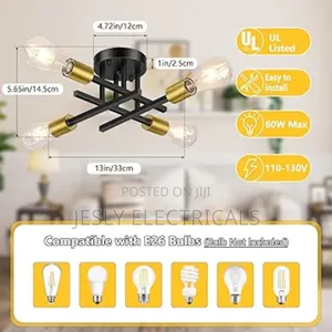 Modern Semi Flush Mount Ceiling Light