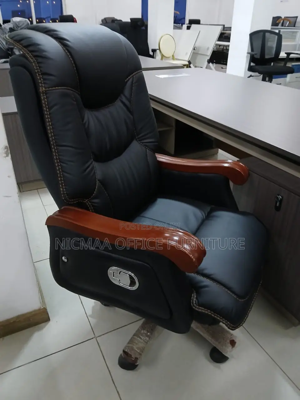 Executive Leather Office Chair Where Comfort Meets Class