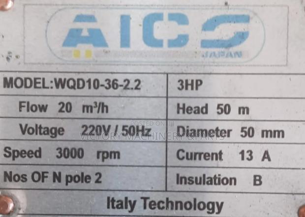 3hp Surbmusible Sewage Pump - thumbnail 3