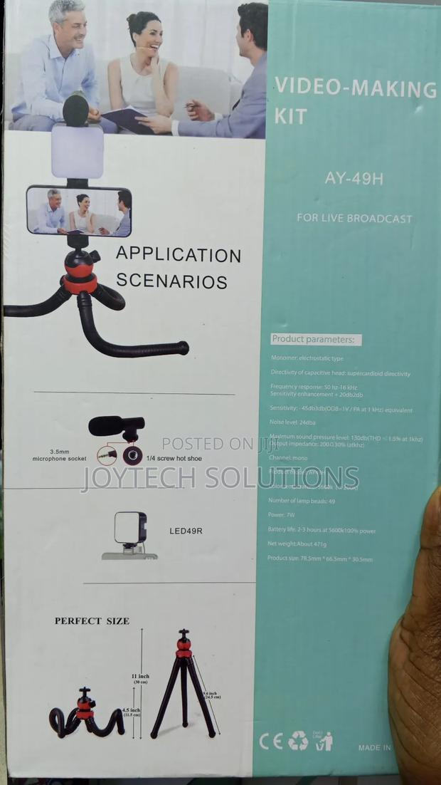 Foldable Flexible Octopus Phone Holder Tripod Stand - thumbnail 4