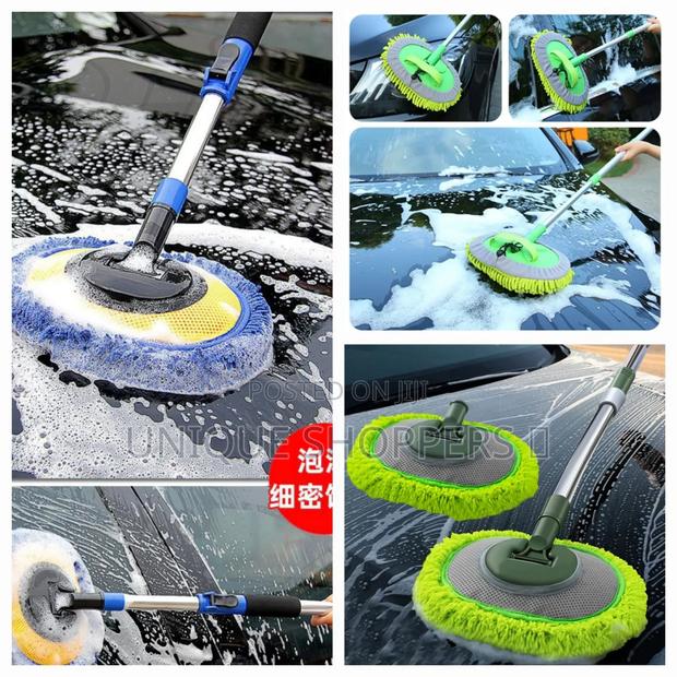 Car Cleaning Mop . Green, Blue Available