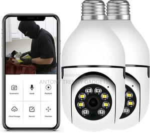 V380 Pro E27 Smart Bulb Camera 5g/2.4g Wifi Night Vision Cctv - thumbnail 2