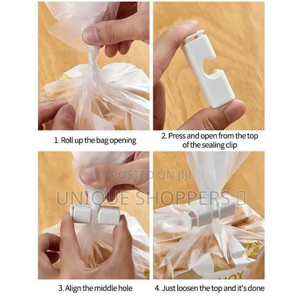 10psc 10 Quick Sealing Clip* Kitchen Storage Tool Food Bag Clip - thumbnail 5
