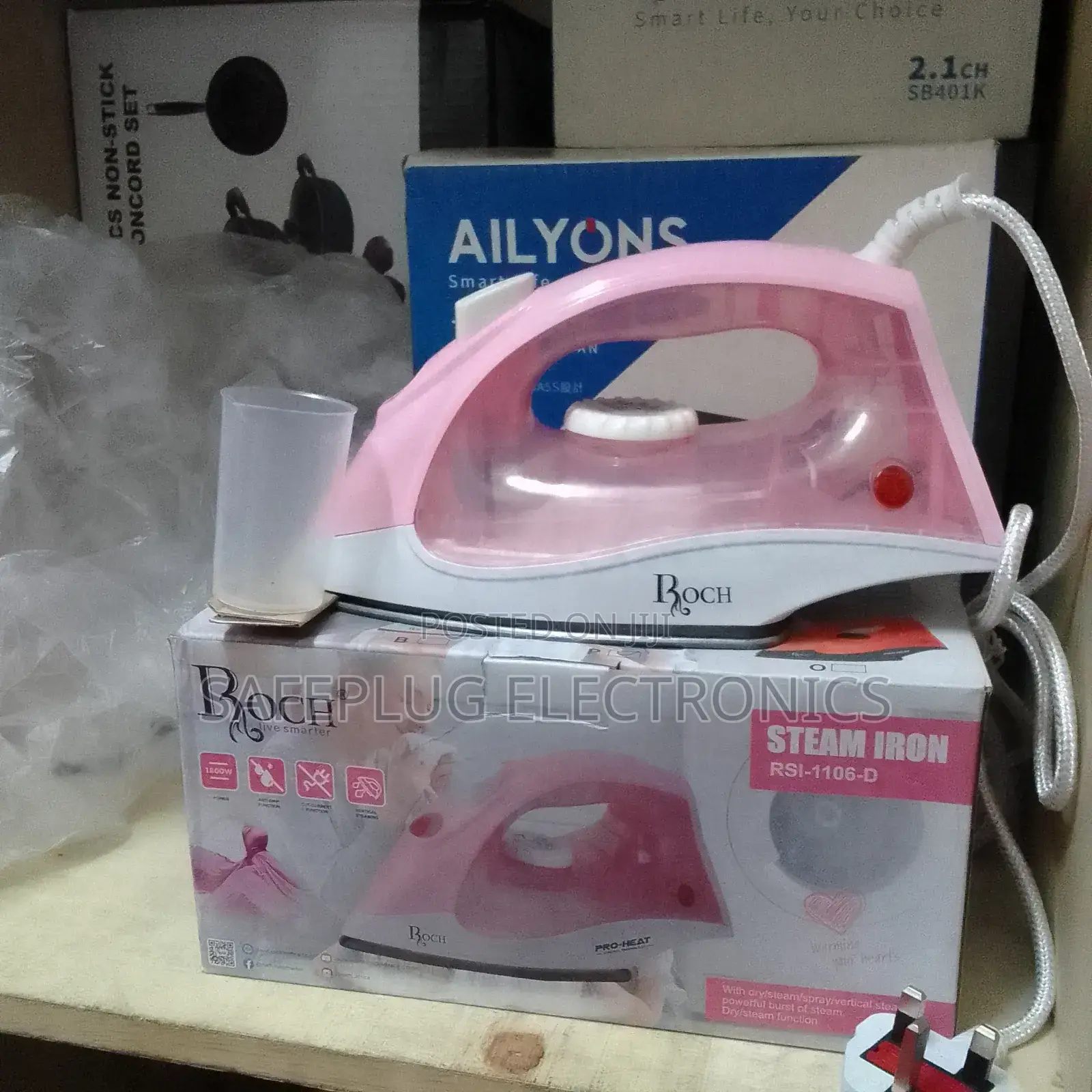 Roch Electric Steam Iron Box