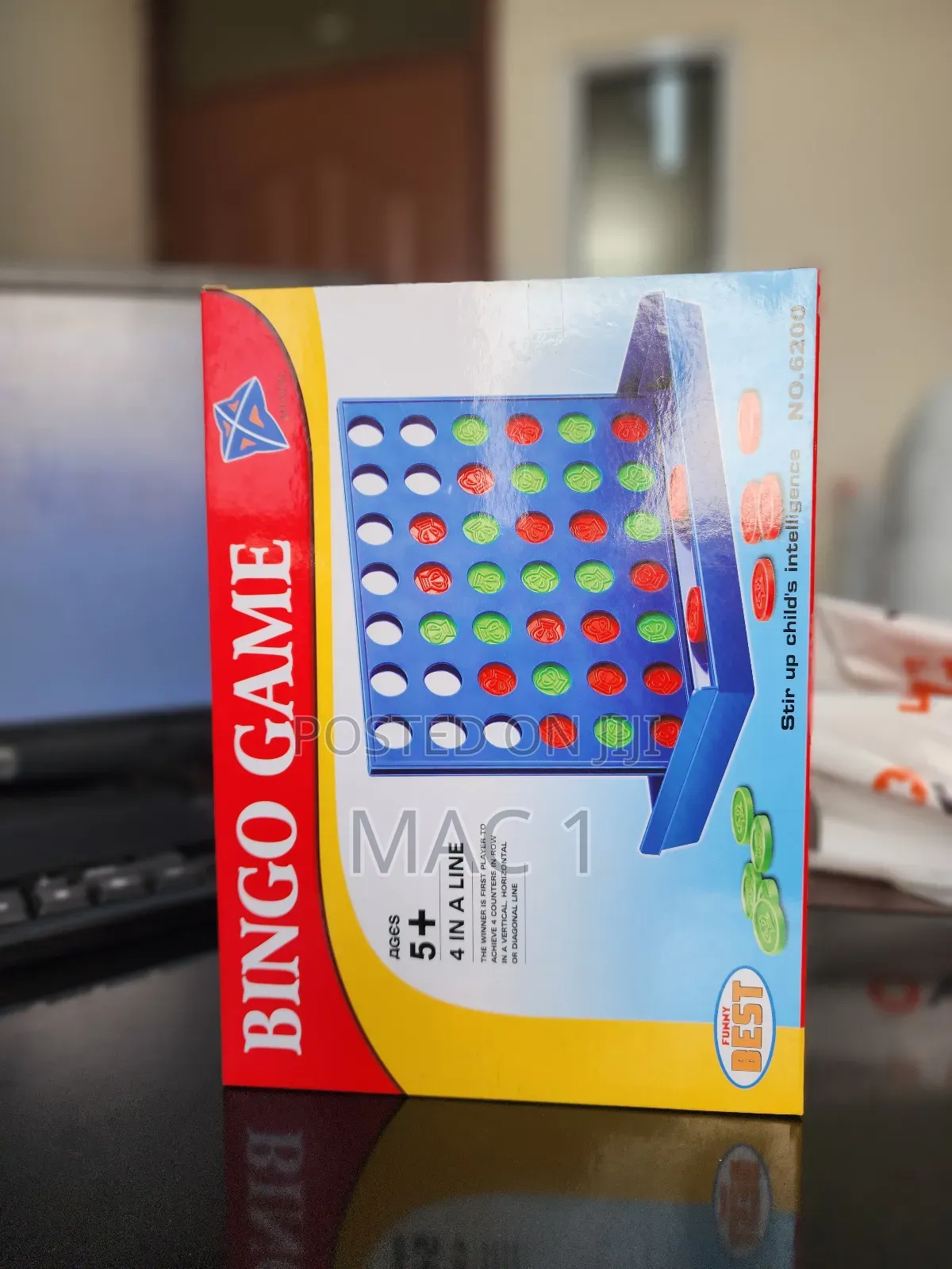 Bingo 4 in a Line Achieve 4 Counters in a Row and Win
