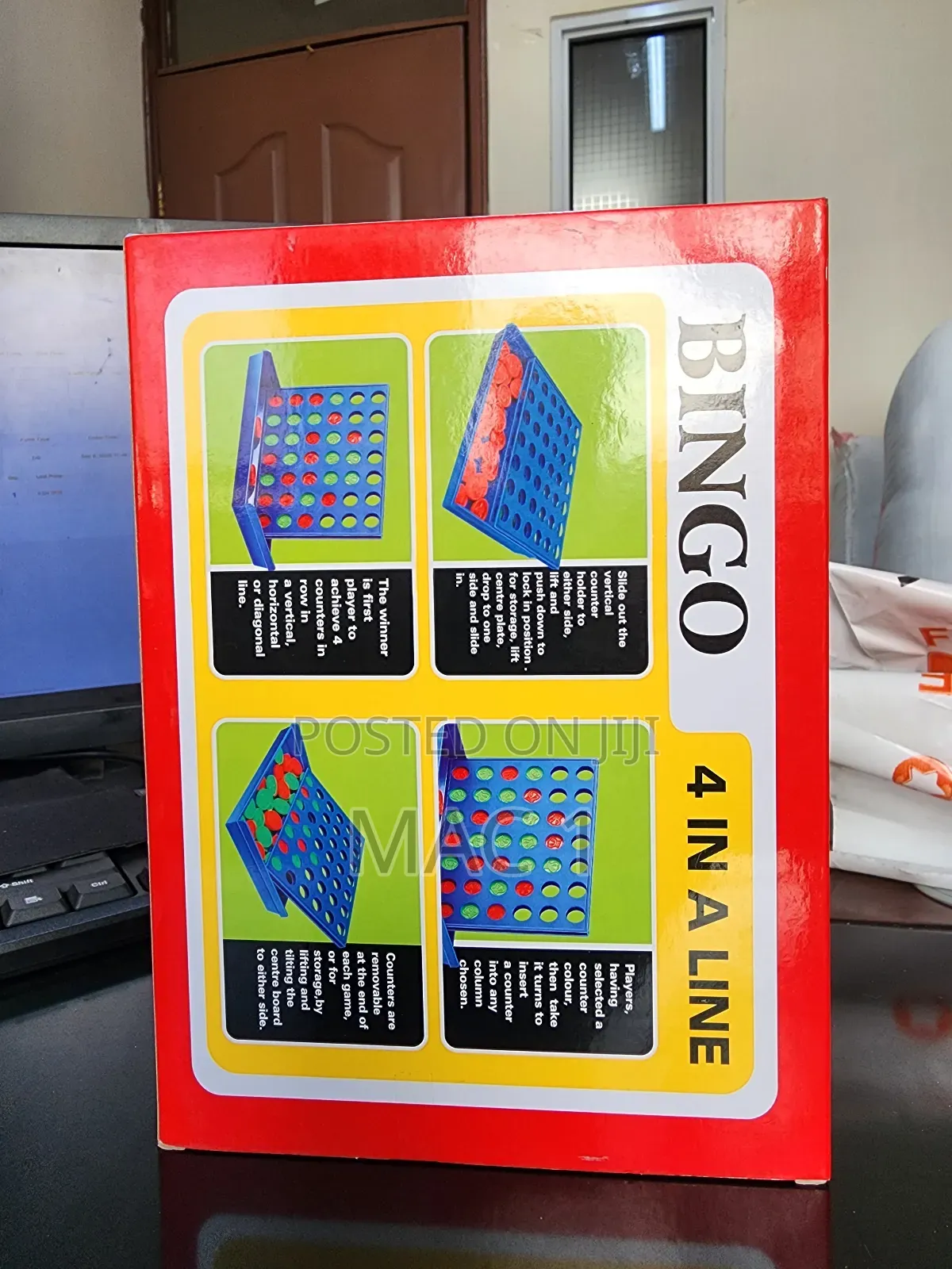 Bingo 4 in a Line Achieve 4 Counters in a Row and Win